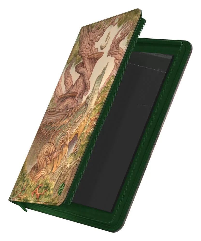 Ultimate Guard Zipfolio 18-Pocket Xenoskin (360 double-sleeved cards) Magic: The Gathering "Lorwyn Eclipsed" - Forest